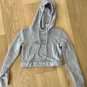 Alo cropped hoodie aso Christina Hall